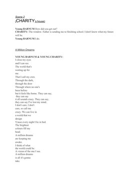 Scene 2                                                                                                            
(CHARITY’