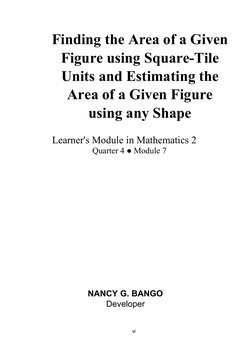 Math2 Q4-Mod7 Finding The Area Of-A Given Figure and Estimating The ...