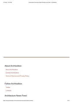 Architectural Sheet Numbering Standards | PDF | Architect | Engineering