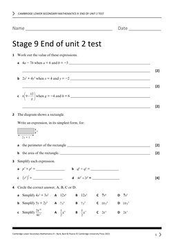 Mathematics 9 Unit 2 Test | PDF | Euclidean Geometry | Elementary Geometry