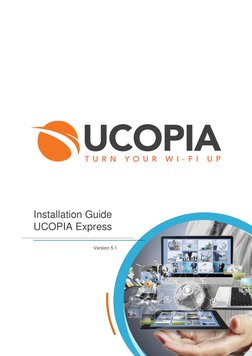 Installation Guide
UCOPIA Express
Version 5.1
