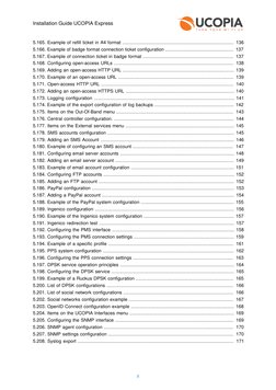 Installation Guide UCOPIA Express
5.165. Example of refill ticket in A4 format ..............................................