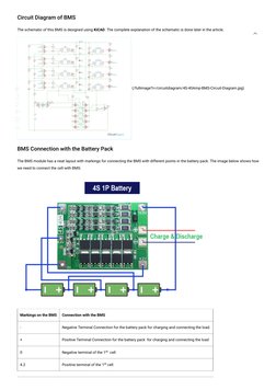 4S 40A BMS Circuit Overview and Schematic | PDF | Mosfet | Field Effect ...
