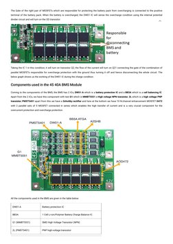 4S 40A BMS Circuit Overview and Schematic | PDF | Mosfet | Field Effect ...