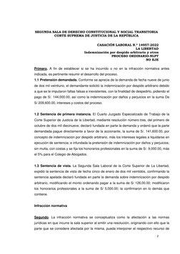 SEGUNDA SALA DE DERECHO CONSTITUCIONAL Y SOCIAL TRANSITORIA 
CORTE SUPREMA DE JUSTICIA DE LA REPÚBLICA 
 
CASACIÓN LABORAL N.