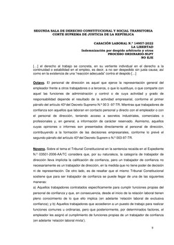 SEGUNDA SALA DE DERECHO CONSTITUCIONAL Y SOCIAL TRANSITORIA 
CORTE SUPREMA DE JUSTICIA DE LA REPÚBLICA 
 
CASACIÓN LABORAL N.