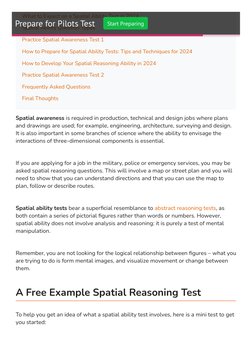 Spatial Reasoning Test Preparation Guide | PDF | Shape | Reason