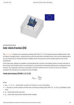 Eurocode Anchor Bolt Design Guide | PDF | Strength Of Materials | Screw