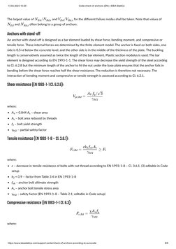 Eurocode Anchor Bolt Design Guide | PDF | Strength Of Materials | Screw