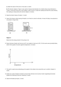 Form 4 Physics Term 1 Exam Paper 2024 | PDF | Buoyancy | Temperature
