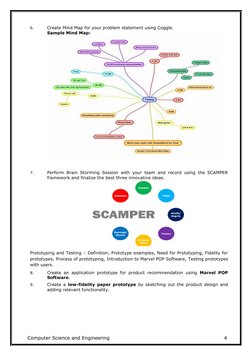 Computer Science and Engineering                                                                      4 
 
6. 
 Create Mind M