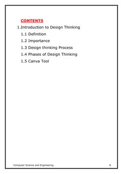 Computer Science and Engineering                                                                      8 
 
 
CONTENTS 
1.Intr