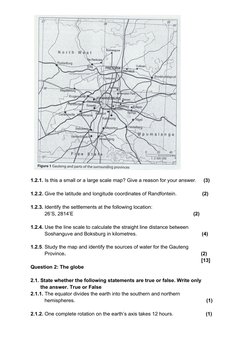 Grade 8 Geography Term 1 Test Paper | PDF | Earth | Astronomy