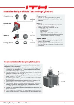 ITH Bolt Tensioning Cylinder Overview | PDF | Screw | Nut (Hardware)