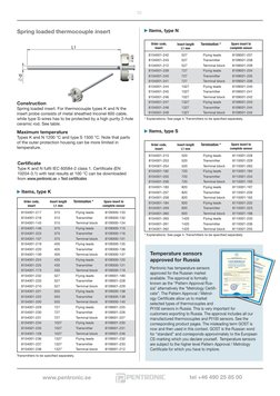 Pentronic Temperature Sensors Overview | PDF | Thermocouple | Resistor