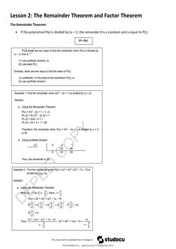 Grade 10 Math Summary: Quarters 1-4 | PDF | Circle | Polynomial