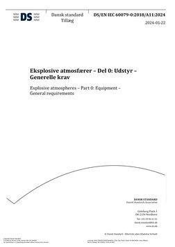 DANSK STANDARD
Danish Standards Association
Göteborg Plads 1
DK-2150 Nordhavn
Tel: +45 39 96 61 01
dansk.standard@ds.dk
www.d