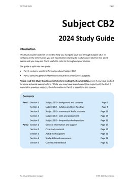 CB2 Study Guide 2024 | PDF | Inflation | Profit (Economics)