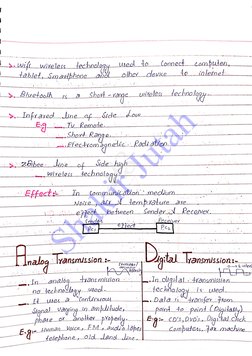 Computer Networks Handwritten Notes | PDF