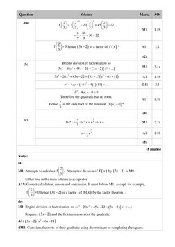 0s5 9MA0-02 Pure 2 - Mock Set 5 Mark Scheme PDF | PDF | Quadratic ...