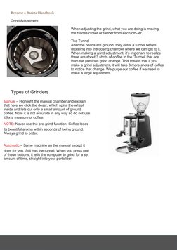 Barista Training Handbook | PDF | Coffee | Drink