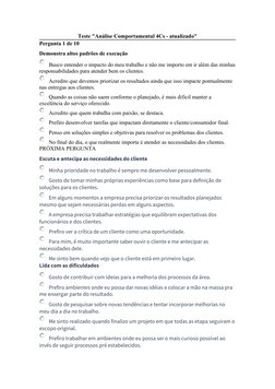 Análise Comportamental 4Cs Atualizada | PDF | Autoajuda