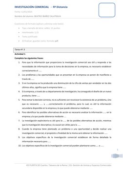 INVESTIGACIÓN COMERCIAL   -  FP Distancia 
Fecha: 12/01/2023 
Nombre del alumno: BEATRIZ IBAÑEZ CALATRAVA 
 
IES PUERTA DE Cu