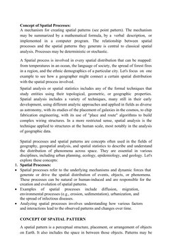 Understanding Spatial Patterns and Processes | PDF | Spatial Analysis ...