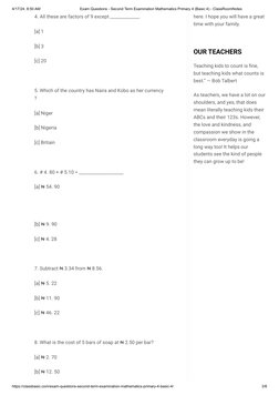 Second Term Math Exam Questions P4 | PDF