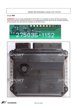 Denso ECU 275036-1152 Connection Guide | PDF | Electrical