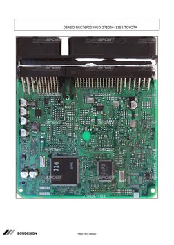 Denso ECU 275036-1152 Connection Guide | PDF | Electrical