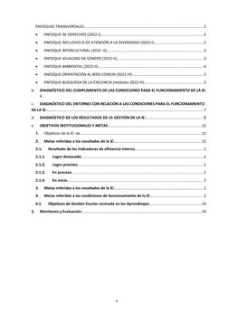 ENFOQUES TRANSVERSALES.......................................................................................................