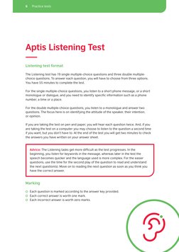 Aptis for Teens Practice Tests Guide | PDF | Multiple Choice | Question