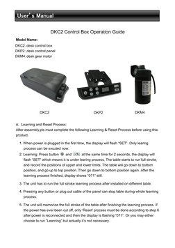DKC2 Control Box User Manual | PDF | Manufactured Goods | Computing