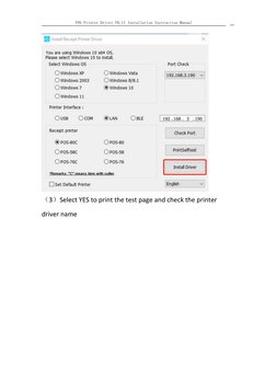 POS Printer Driver V8.11 Setup Guide | PDF | Printer (Computing ...