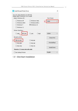 POS Printer Driver V8.11 Setup Guide | PDF | Printer (Computing ...