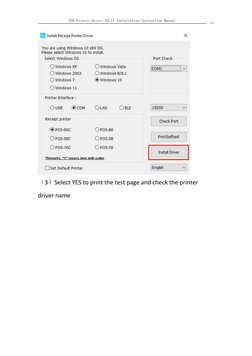POS Printer Driver V8.11 Setup Guide | PDF | Printer (Computing ...
