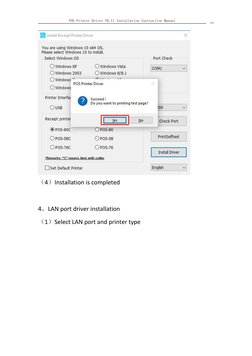 POS Printer Driver V8.11 Setup Guide | PDF | Printer (Computing ...