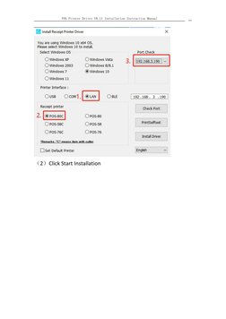 POS Printer Driver V8.11 Setup Guide | PDF | Printer (Computing ...