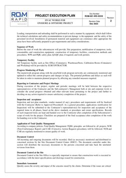 PROJECT EXECUTION PLAN 
Doc.Number 
ROM-001-WD-XXXX 
Revision 
2 
HVAC WORKS FOR  
ONSHORE & OFFSHORE PROJECT 
Re