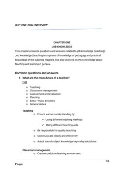 Teacher Interview Preparation Guide | PDF | Educational Assessment ...