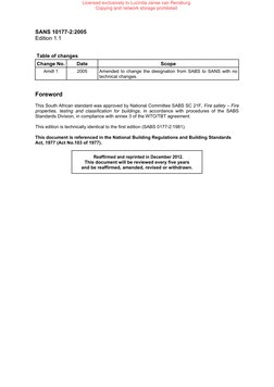 Fire 10177 Fire Resistance Testing Standards SANS 10177-2 | PDF | Thermocouple ...