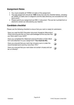 Database Assignment Guidelines for Students | PDF | Databases | Table ...