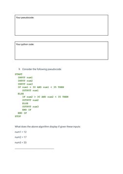 Stage 8 ICT Revision Test Questions | PDF | Data Type | Mathematical Logic