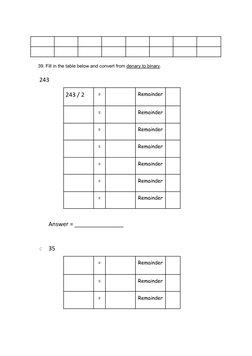 Stage 8 ICT Revision Test Questions | PDF | Data Type | Mathematical Logic