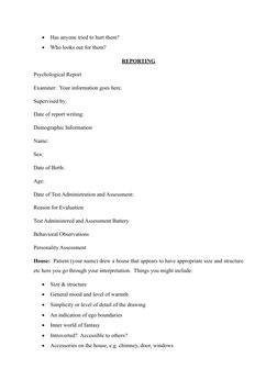 Htp Test Form Example HTP Test: Interpretation and Scoring Guide | PDF | Intelligence ...