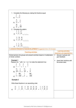 Grade 7 Term 2 Maths Lesson Plans | PDF | Learning | Lesson Plan