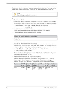For this course the transactional data is already created in the system. You may need to 
create more for specific exercises.