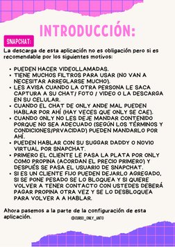 @CURSO_ONLY_ANTO
INTRODUCCIÓN:
PUEDEN HACER VIDEOLLAMADAS.
TIENE MUCHOS FILTROS PARA USAR (NO VAN A
NECESITAR ARREGLARSE MUCH
