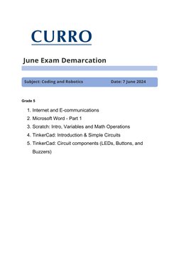 Grade 5 Coding and Robotics Exam Guide | PDF